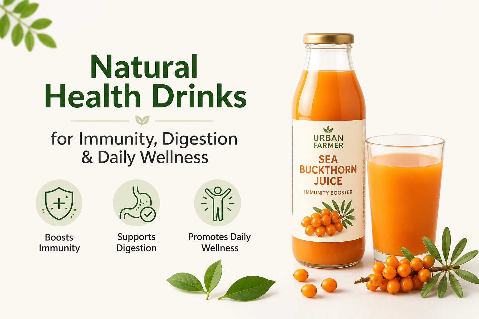 Natural Health Drinks for Immunity, Digestion & Daily Wellness