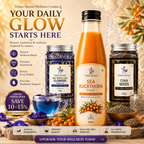 Glow & Beauty Ritual | Butterfly Pea, Sea Buckthorn & Chia Seeds Bundle