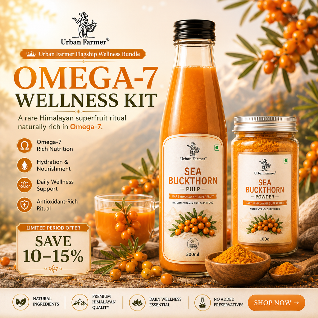 Omega Wellness Kit | Sea Buckthorn Fruit Pulp & Sea Buckthorn Powder