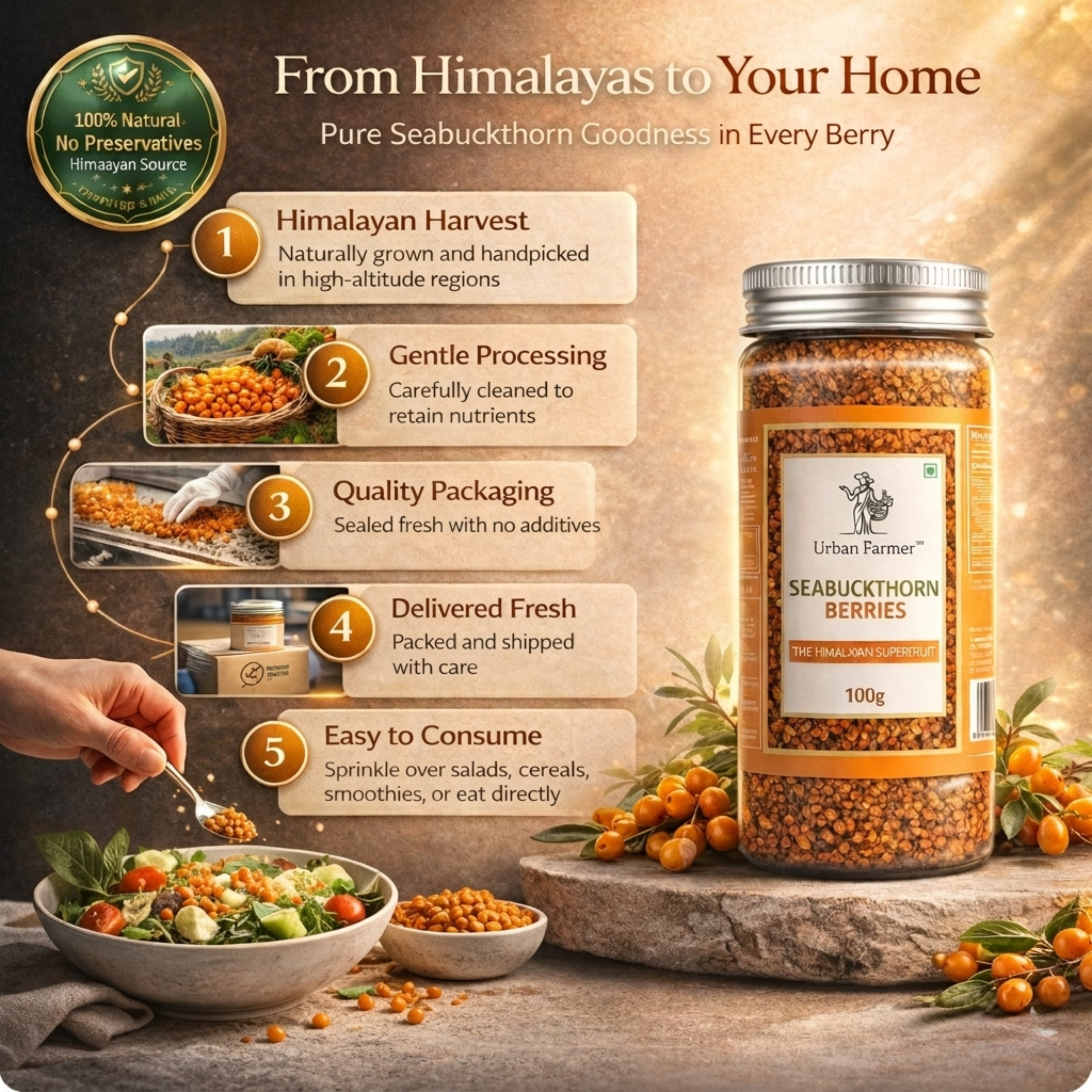 Dried Sea Buckthorn Berry