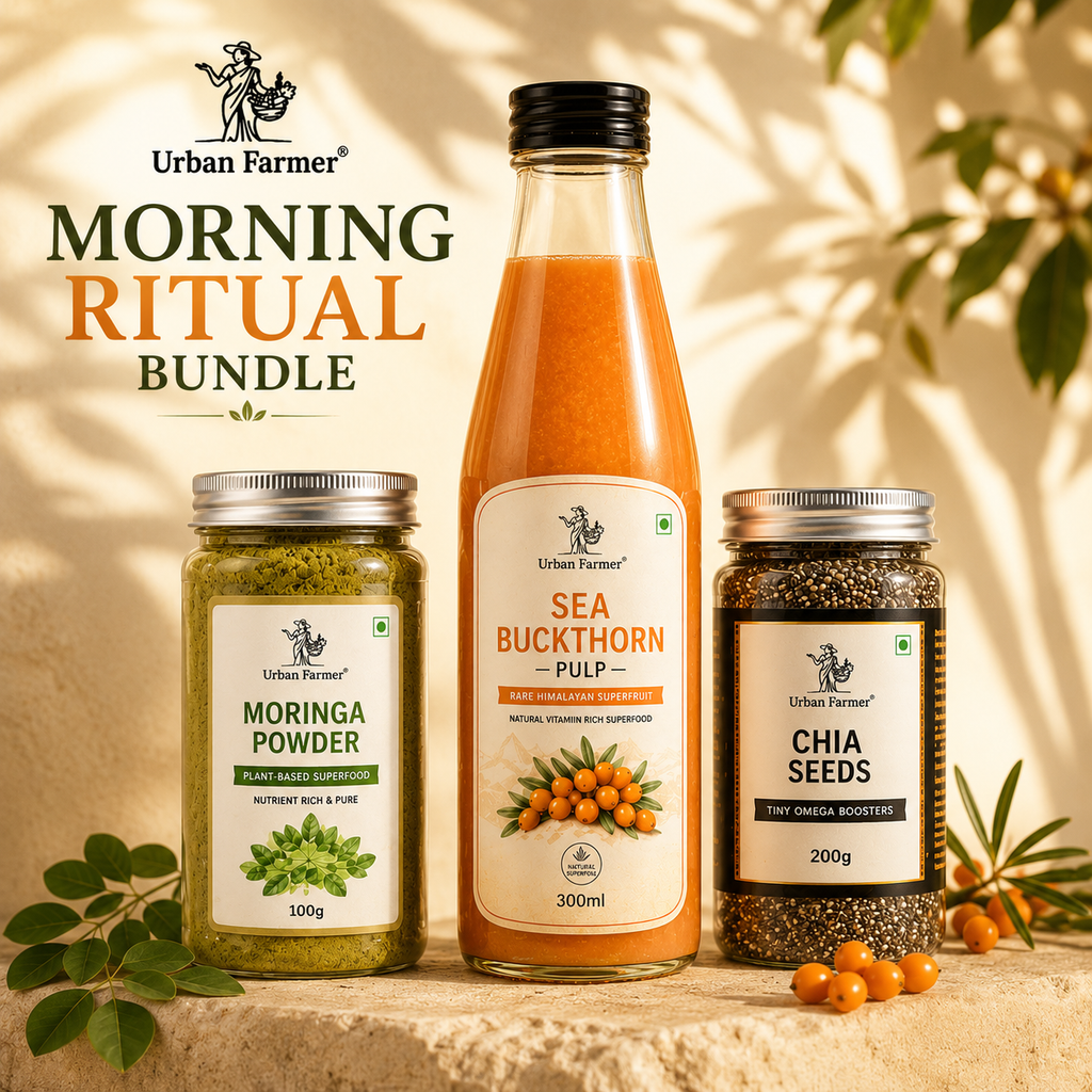 Morning Ritual Bundle | Moringa, Chia & Sea Buckthorn Fruit Pulp