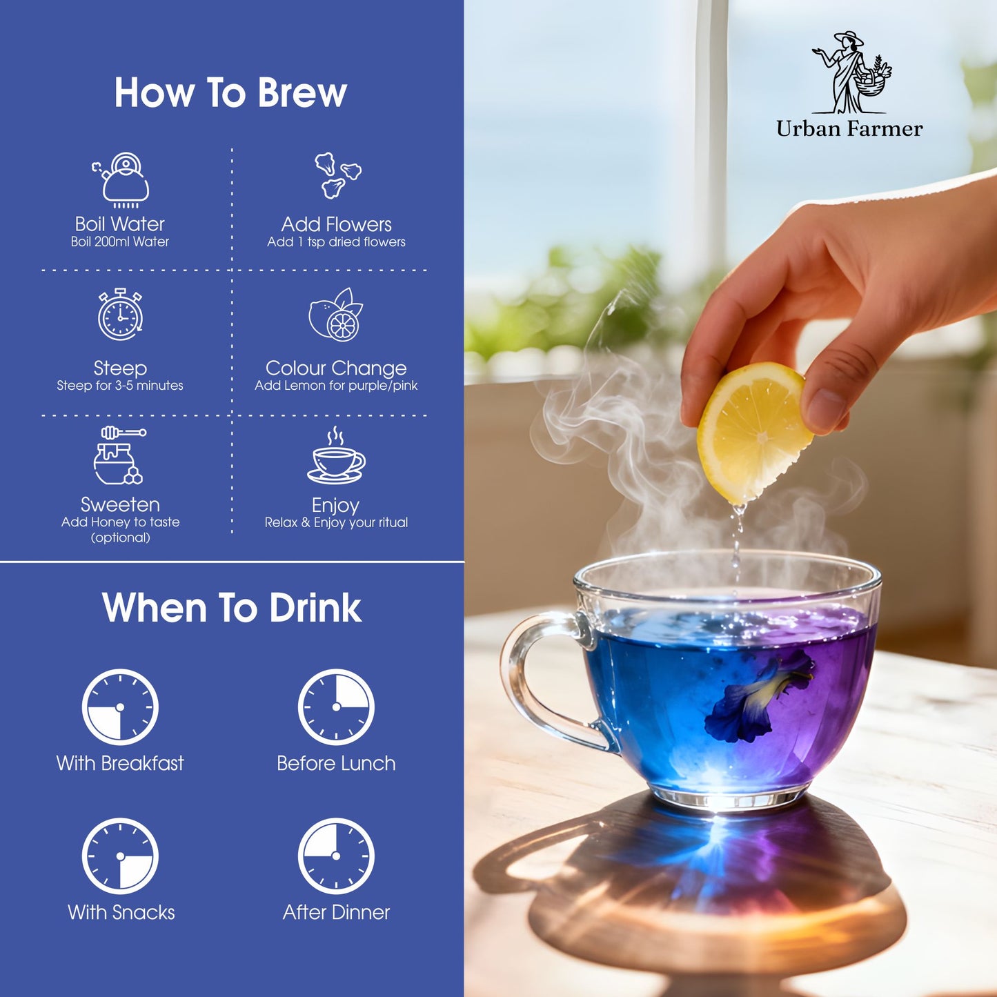 Butterfly Pea Flower Herbal Tea